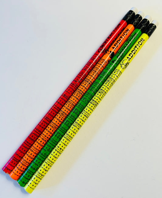 Addition & Subtraction Tables Pencil Pack