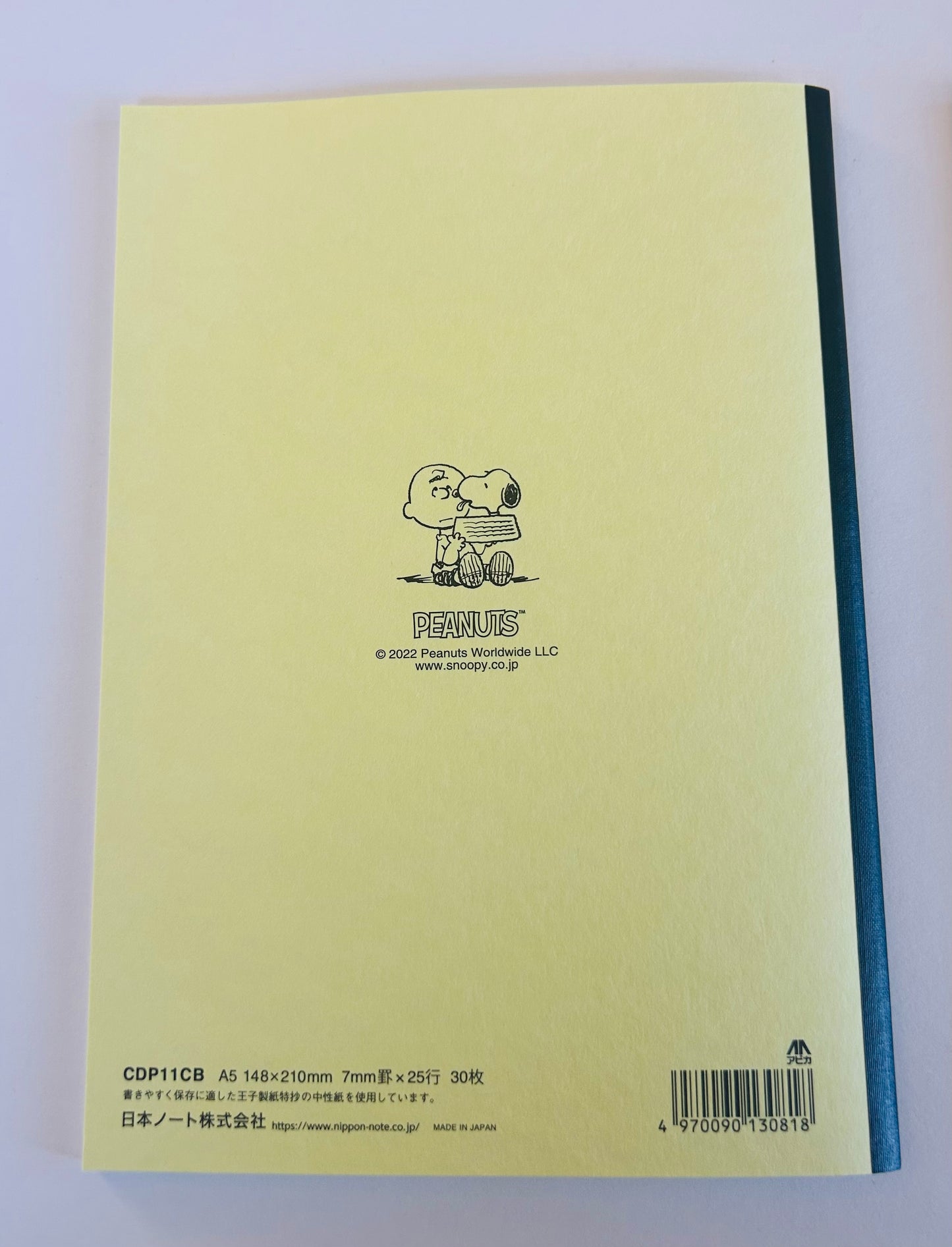 Apica A5 Notebooks featuring Charlie Brown & Snoopy