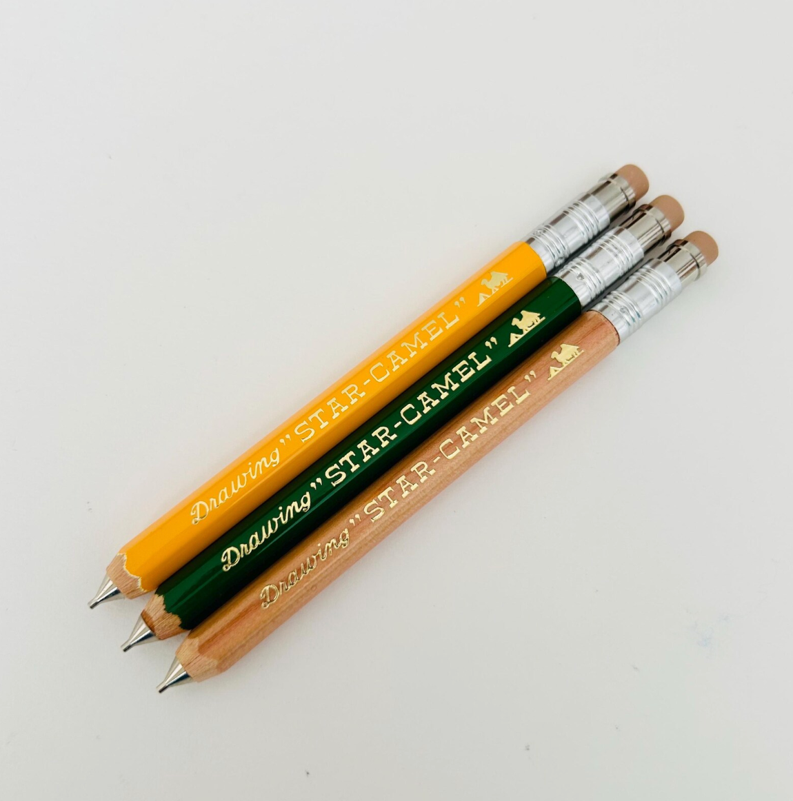 Star-Camel Mini Mechanical Pencil Set of 3