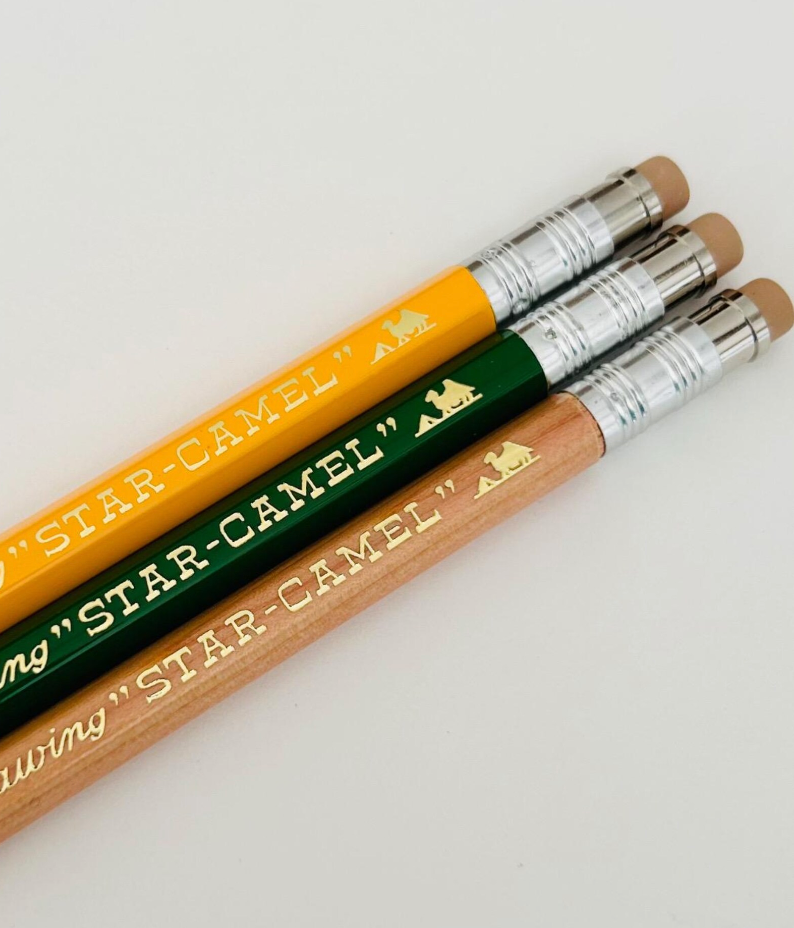 Star-Camel Mini Mechanical Pencil Set of 3