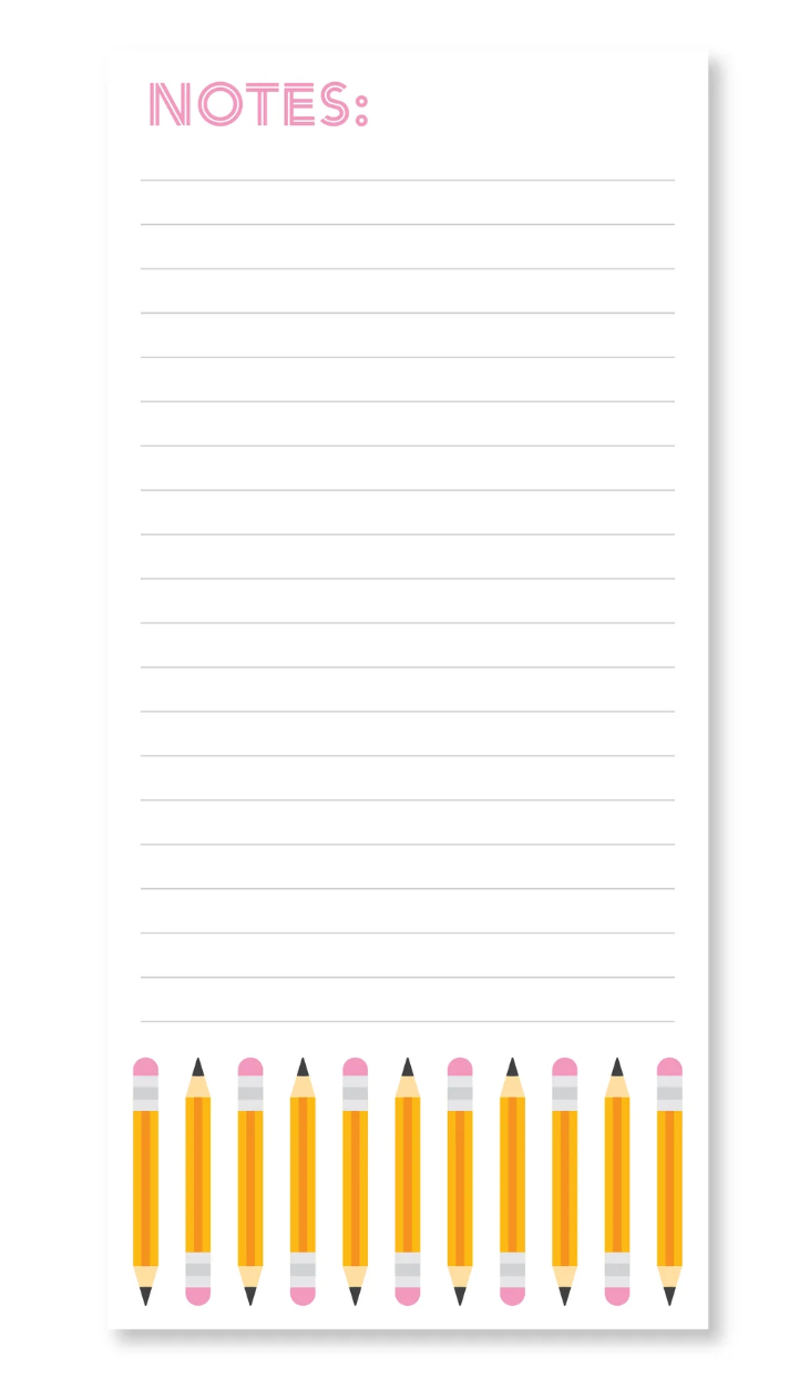 Pencil Notes List Pad