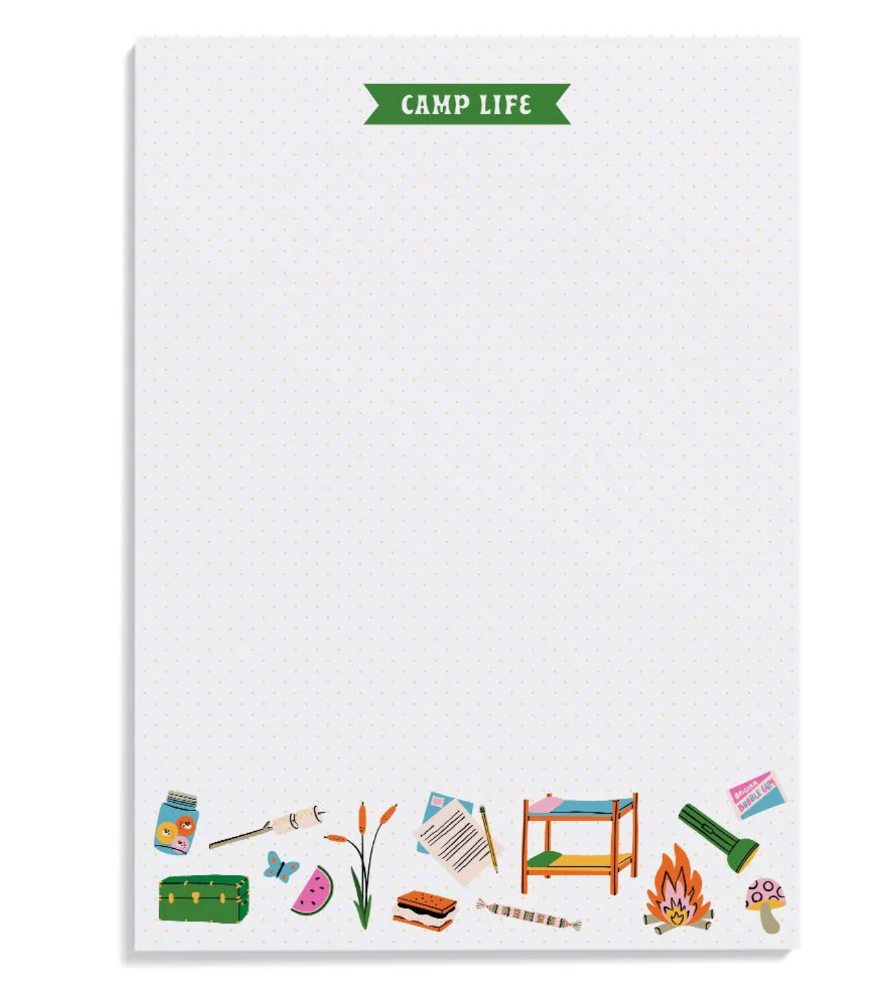 Camp Life Notepad