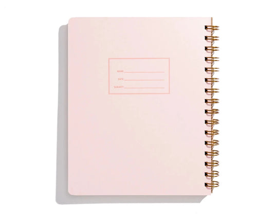 Left Handed Standard Notebook, Pink Lemonade - Shorthand Press