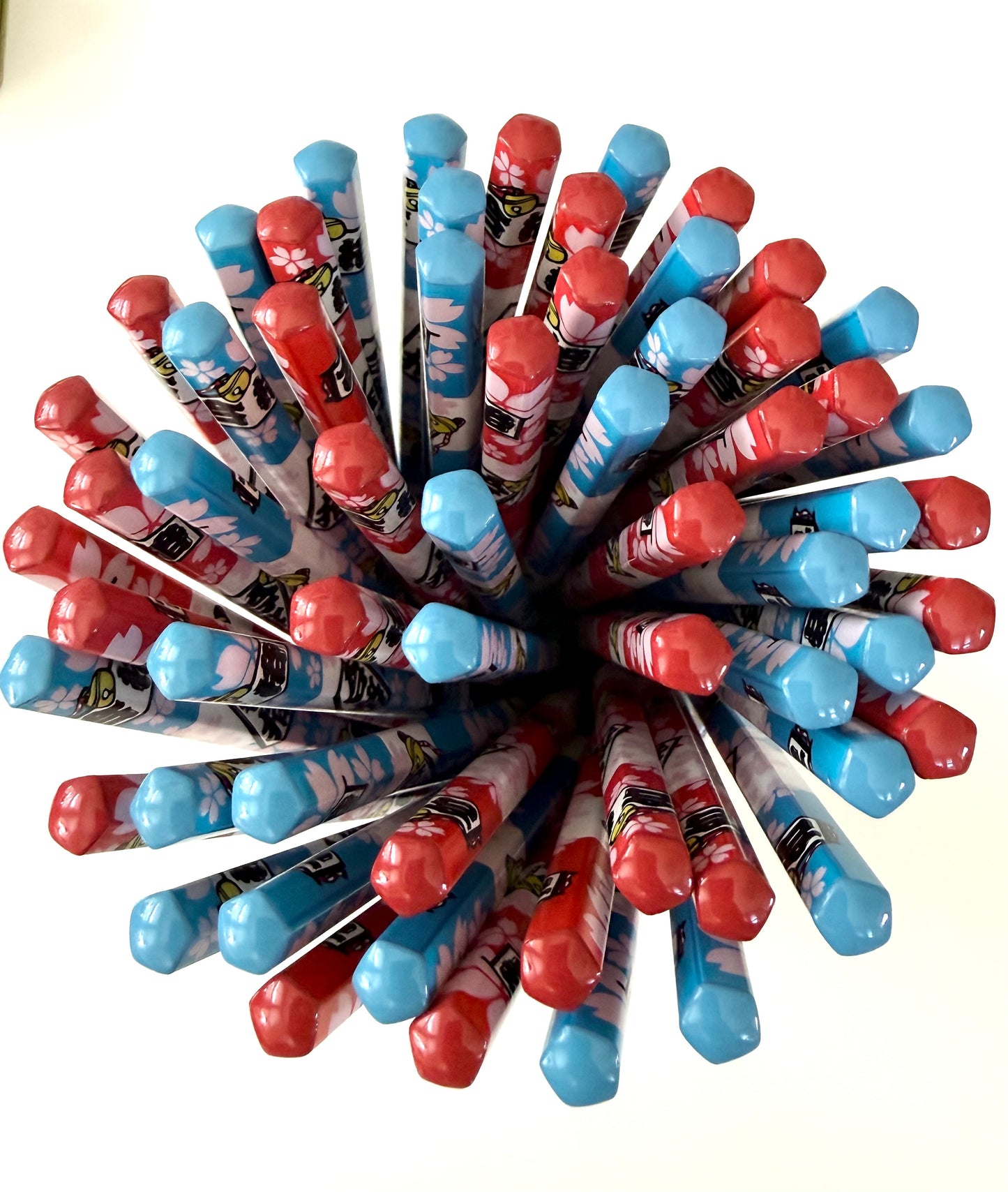 Hinodewashi Sakura Blooms “Passing the Exam” Pencil Set