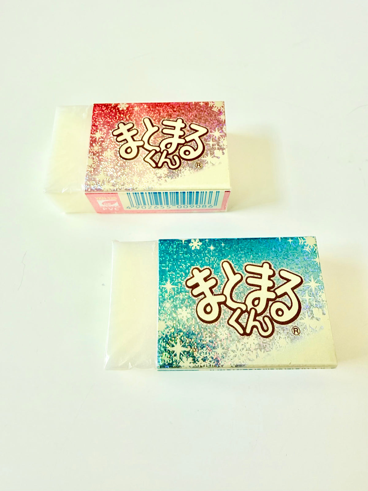 Hinodewashi Snow Maru-kun Eraser, Pink & Bue