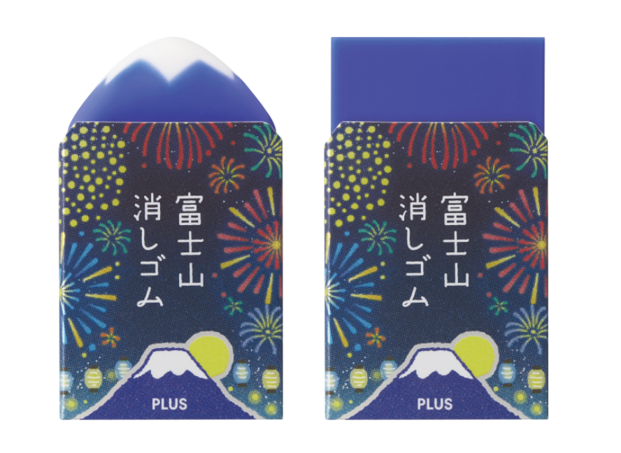 PLUS Air-In Mt. Fuji Eraser, Fireworks