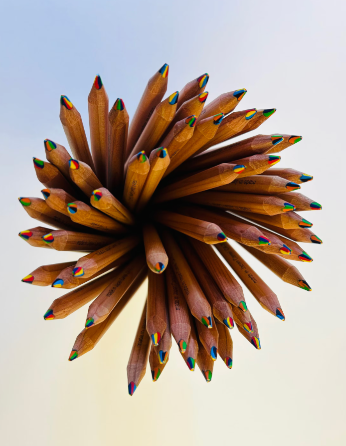 Japanese Rainbow Colored Pencils 2pk - Natural Barrel