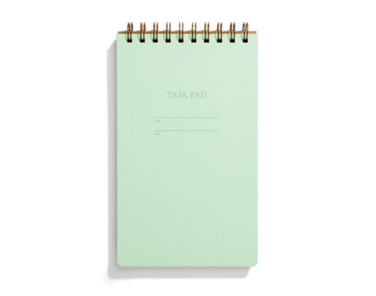 Lined Task Pad, Mint - Shorthand Press