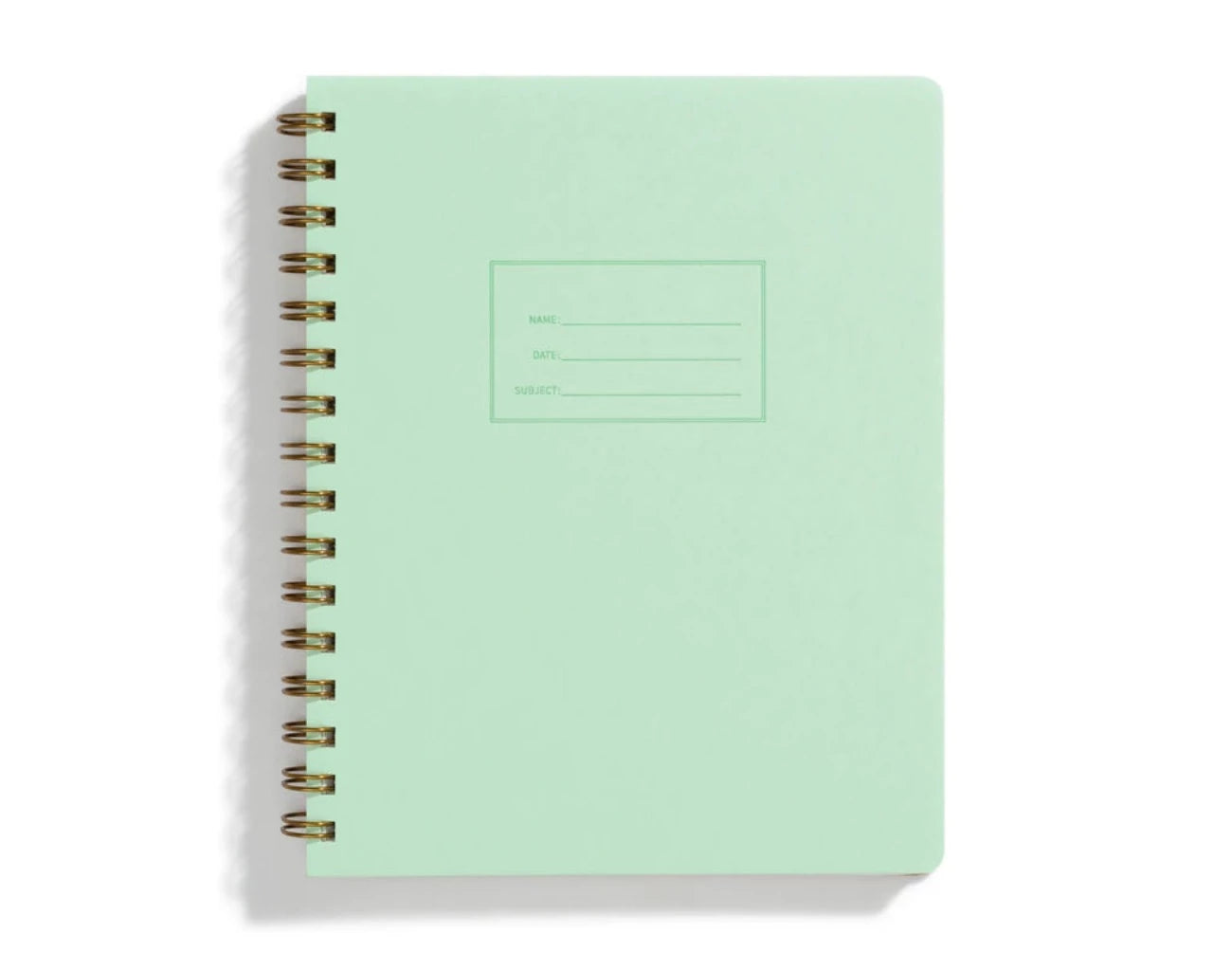 STANDARD NOTEBOOK, MINT GREEN - Shorthand Press