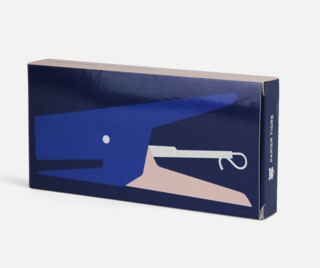 Cobalt & Pink Stapler by Papier Tigre