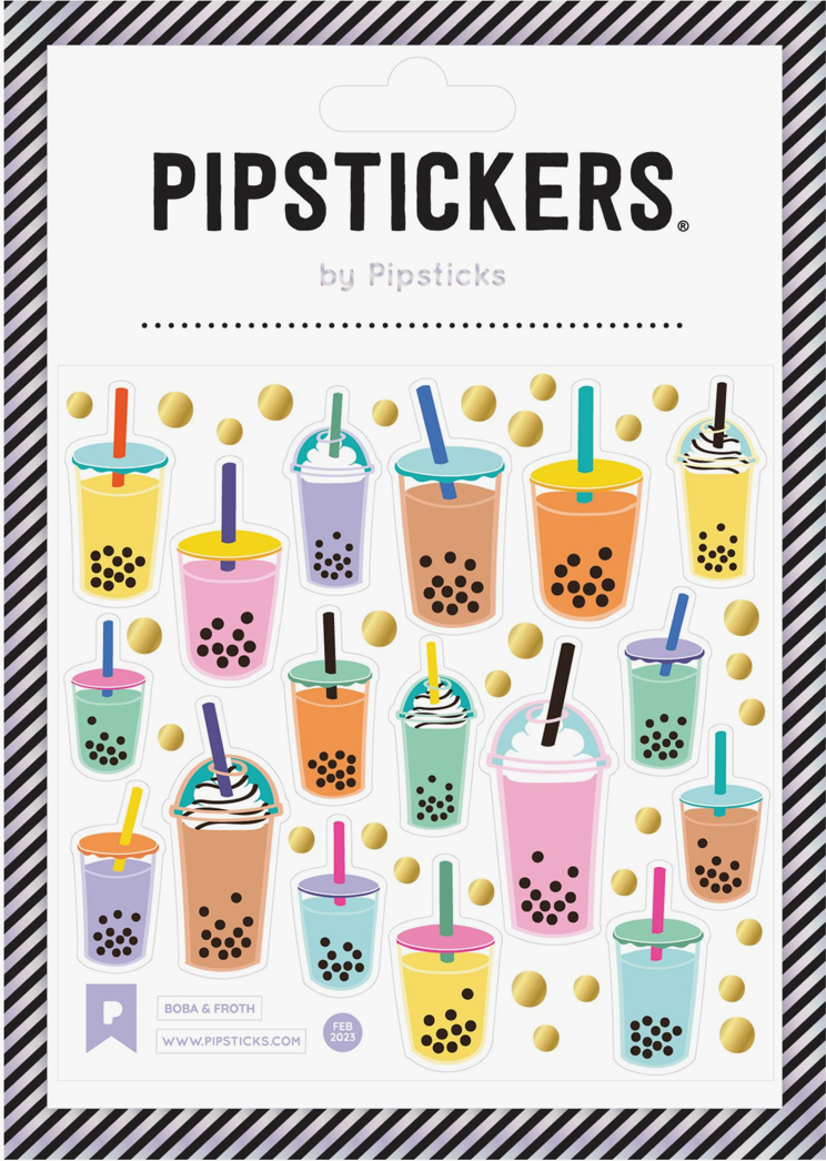 Attention all Boba Tea fans! This is a must have sticker set for you. 