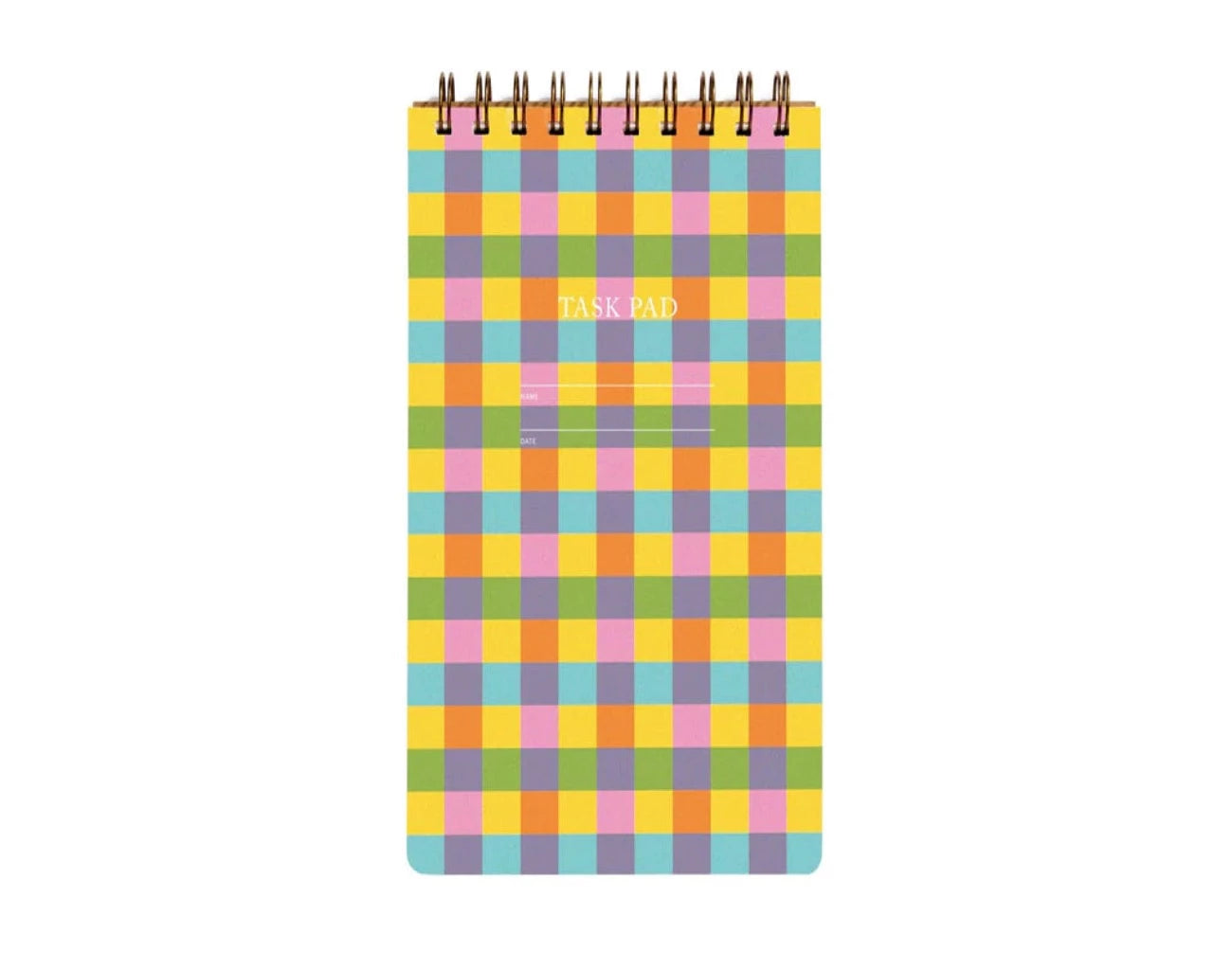 Limited Edition Lined Task Pad, Plaid - Shorthand Press