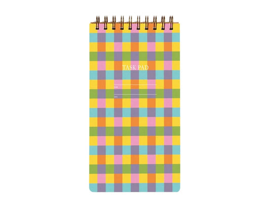 Limited Edition Lined Task Pad, Plaid - Shorthand Press