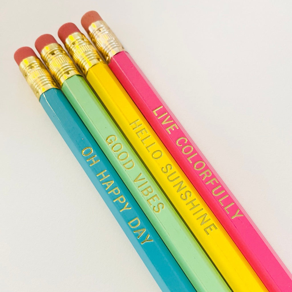 The Happiness Pencil 4-Pack - Perry Pencil